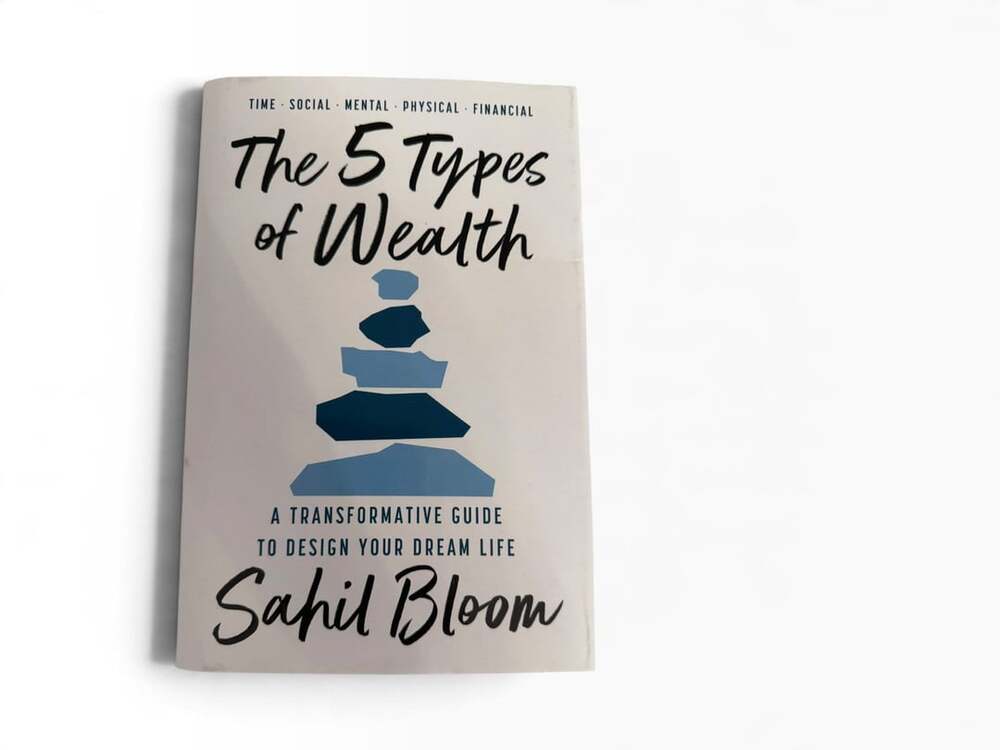 The 5 Types of Wealth By Sahil Bloom Hardcover Book